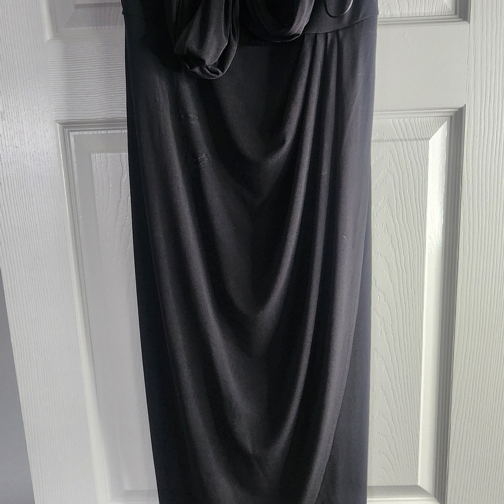 Express Strapless Black Dress